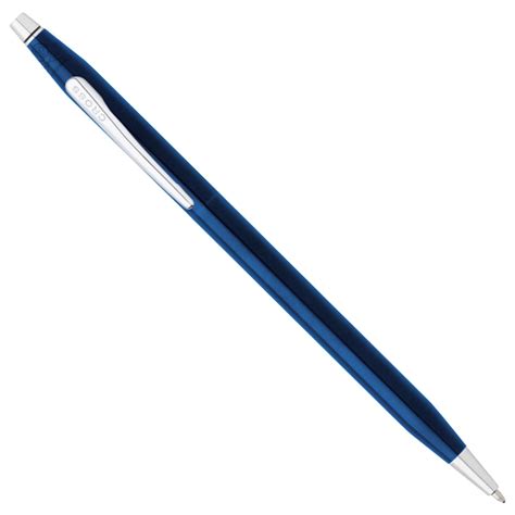 Cross Classic Century Glossy Translucent Blue CT Ballpoint Pen AT0082-