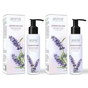 Aroma Treasures Lavender Face Wash suitable for all skin types Pack of ...