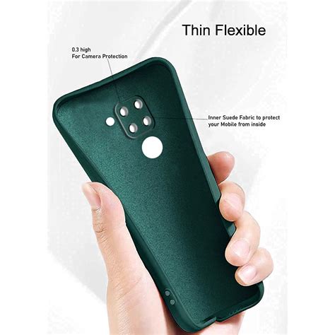 Casotec Shockproof Matte Liquid Silicone Case with Camera Protection ...