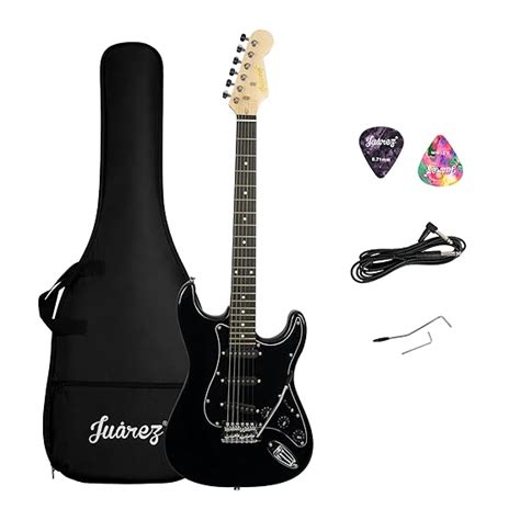 Juarez Electric Guitar 38" Strat Style, H-S-S Pickup, 21 Frets, Full ...