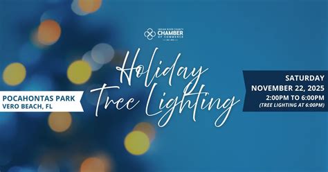 3rd Annual Tree Lighting Festival at Pocahontas Park in Downtown Vero ...