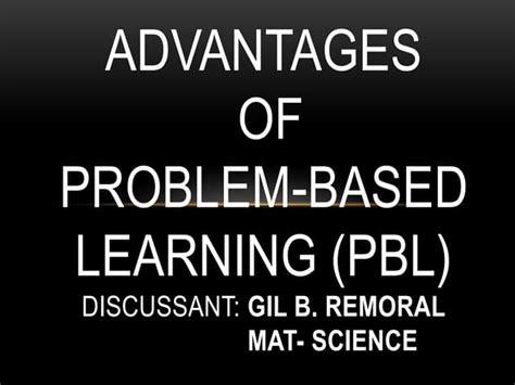Image result for Problem Based Learning Advantages