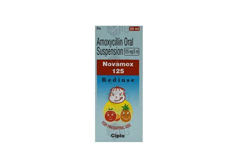 Novamox 125mg Syrup: Uses, Side Effects, Price & Substitutes