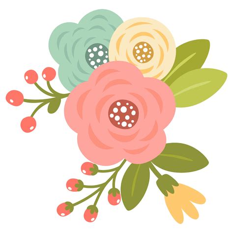 Blooming spring flowers 682514 Vector Art at Vecteezy
