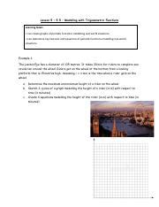 Modeling Trigonometric Functions 的图像结果