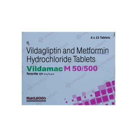 VERIFICA M 50/500MG TABLET 15'S: Price, Uses, Side effects & Generic ...