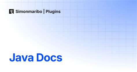 Image result for Java Docs Example