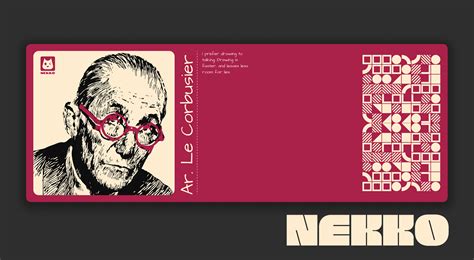 Ar. Le Corbusier - Architecture Desk Mat | Premium Quality | Nekko