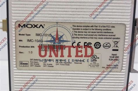MOXA INDUSTRIAL MEDIA CONVERTER IMC-101G 1201001014012 | United Marine ...