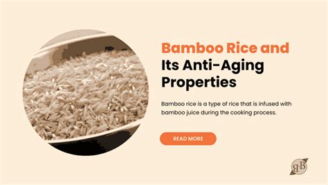 Bamboo Rice and Its Anti-Aging Properties – B&B Organics