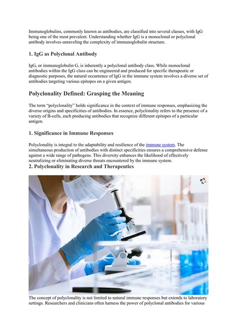 Monoclonal vs. Polyclonal Antibodies: Detail Exploration | The ...