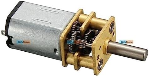 TechSupreme N20 3V-9V 600 RPM 14mm shaft Gear Motor Miniature 4 RC Car ...