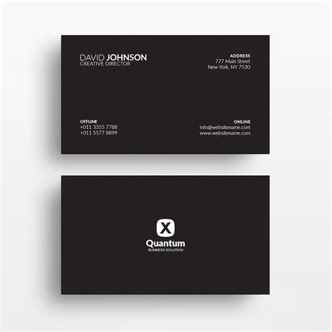 Business Card Design Black Background 的图像结果