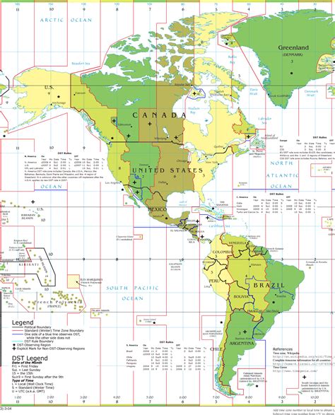 What Are The Time Zones In North America at Austin George blog