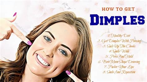 Image result for How to Make Dimples