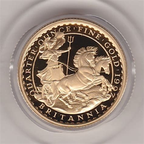 1997 Gold Proof Quarter Ounce Britannia | Dorset Coin Company