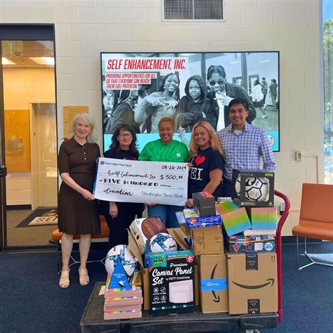 Thanks to Washington Trust Bank for dedicating their 2024 School Supply ...