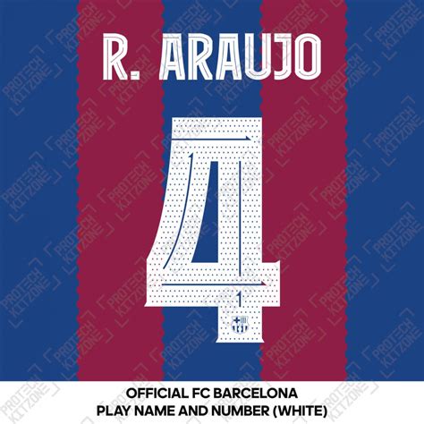 R. Araujo 4 (Official FC Barcelona 2023/24 Home Name