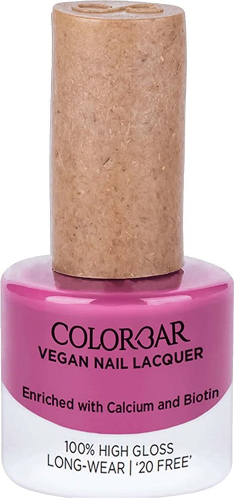 Buy COLORBAR VEGAN NAIL LACQUER SPIRITED GLOW, 8 ML Online & Get Upto ...