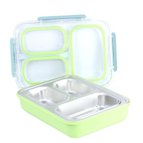 Buy Attro Lunch Express 3 Lunch Box Comes with 3 Detachable Inner Steel ...
