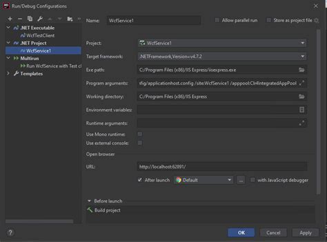 WCF Test Client 的图像结果