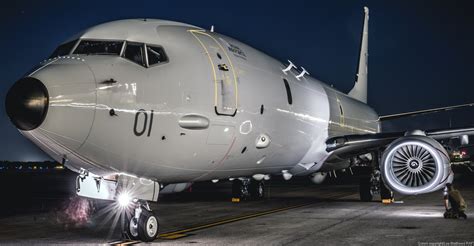 Poseidon MRA1 P-8A Maritime Patrol Aircraft Royal Air Force
