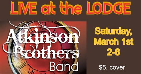 Atkinson Brothers Band LIVE at the LODGE, 425 Main St., Port Dover, ON ...