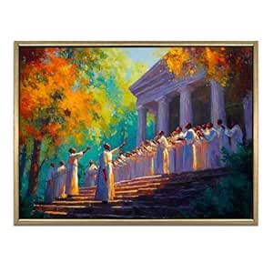 PAPER PLANE DESIGN Gospel Choir on Southern Chapel Steps – HD Canvas ...