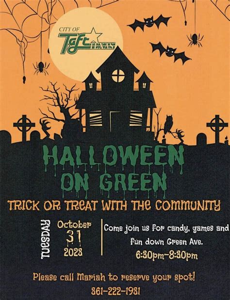 Halloween on Green - City of Taft, Texas