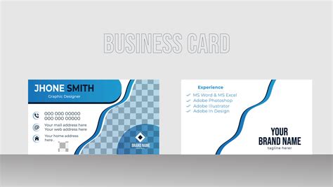 Free Excel Business Card Template 的图像结果