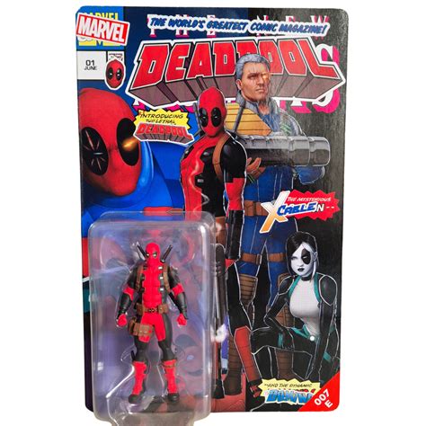 Marvel Deadpool Vol.7 (2018) Pocket Cover Figure – 3.5" by Toy Sapiens ...