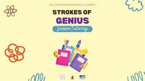 Middle School Summer Tutoring with Strokes of Genius, Williamson Road ...