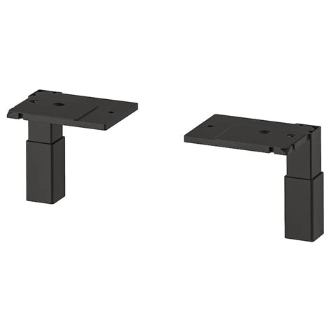 ENHET legs f cabinet, anthracite, 7.0 cm (23/4") - IKEA