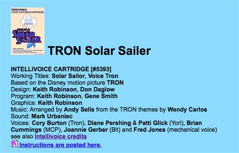 Image result for Master Control Program Tron Voice