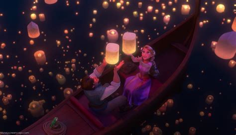 Tangled Wallpapers Boat Scene
