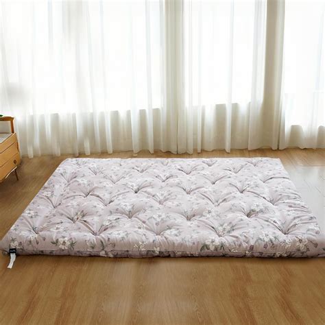 Syrinx Japanese Floor Futon Mattress, Foldable Tatami Sleeping Pad for ...