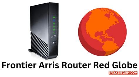 Image result for Frontier Modem Router Red