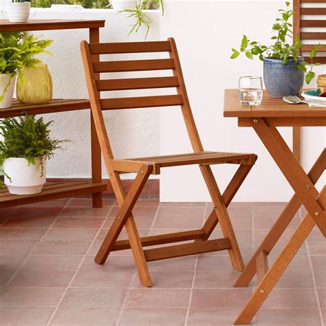 Buy Juliet NXT Mango Wood Folding Chair - Brown from Home Centre at ...