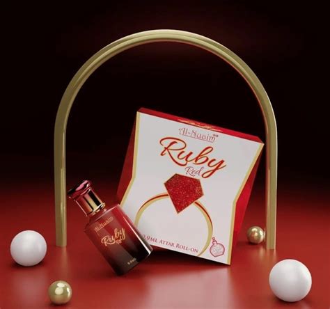 Al Nuaim ruby red roll-on attar (itr) gift pack