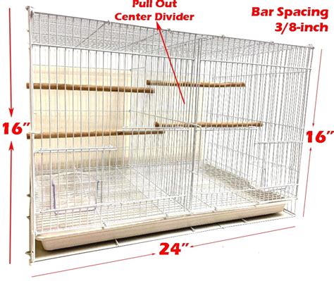 Buy Lot of Six Breeding Breeder Bird Flight Cages With Center Divider ...