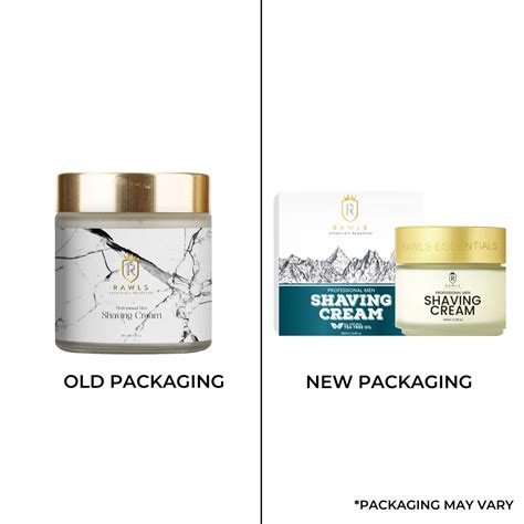 Professional Men's Shaving Cream with Tea Tree Oil & Vitamin E – Rawls ...