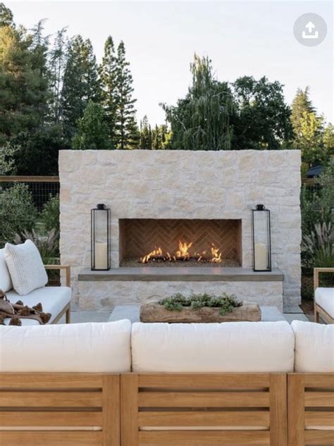 Pin by Jadyn Johnson on Home | Backyard fireplace, Outdoor fireplace ...