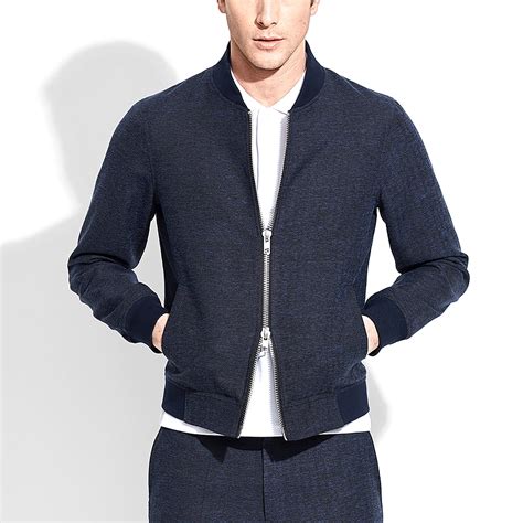 Sublime Texture Double Zipper Jacket // Navy (M) - Basique - Touch of ...