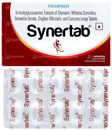Synertab Tablet 10 - Uses, Side Effects, Dosage, Price | Truemeds