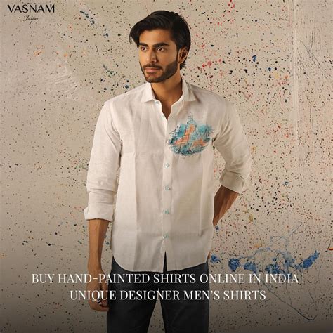 Buy Hand-Painted Shirts Online in India | Vasnam Jaipur