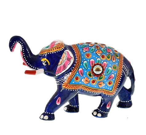 Buy ACS Art & Crafts Elephant Wealth Lucky 4 Inch Trunk-Up Elephant ...
