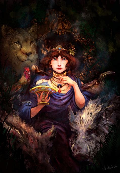 Circe Greek Mythology Painting