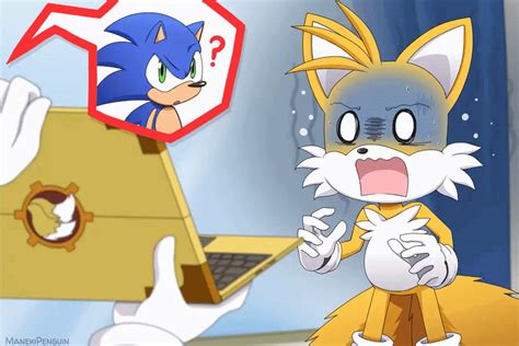 What did Sonic find on Tails' laptop? (Artist: manekipenguin) : r ...