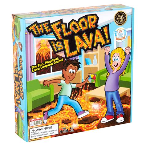 Endless Games Original The Floor Is Lava! - Interactive Board Game for ...