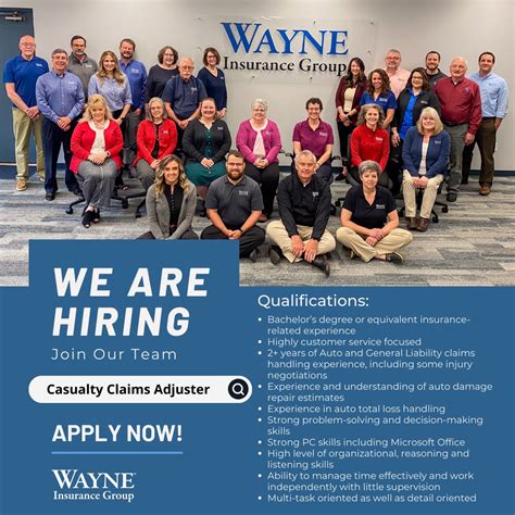 Wayne Insurance Group on LinkedIn: We are hiring! We are currently ...